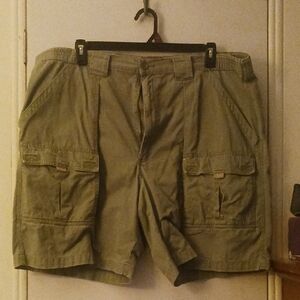 St. John's Bay Olive Cargo Shorts - Multi-Pocket Utility Style
